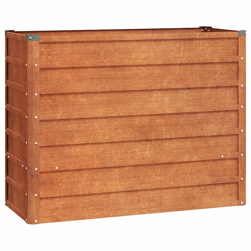 vidaXL Jardinière surélevée rouille 100x40x77 cm Acier Corten