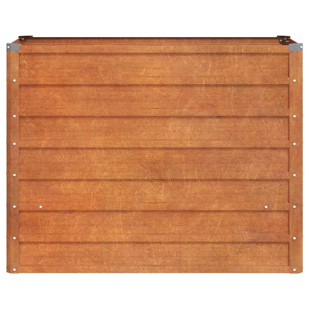 vidaXL Jardinière surélevée rouille 100x40x77 cm Acier Corten