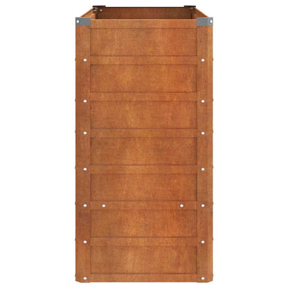 vidaXL Jardinière surélevée rouille 100x40x77 cm Acier Corten