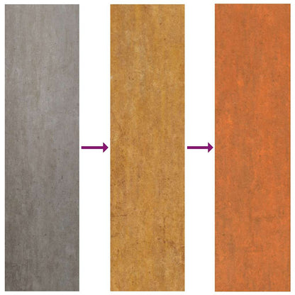 vidaXL Carré potager rouillé 320x40x45 cm acier Corten