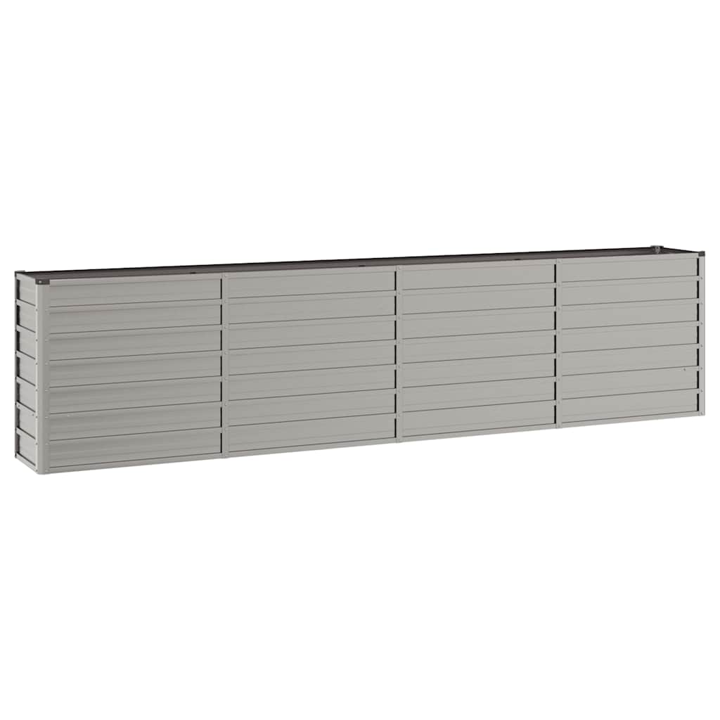 vidaXL Carré potager rouillé 320x40x77 cm Acier Corten