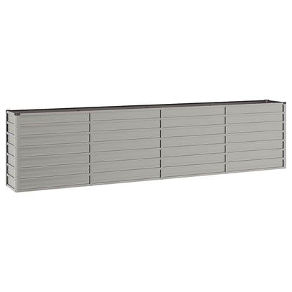 vidaXL Carré potager rouillé 320x40x77 cm Acier Corten