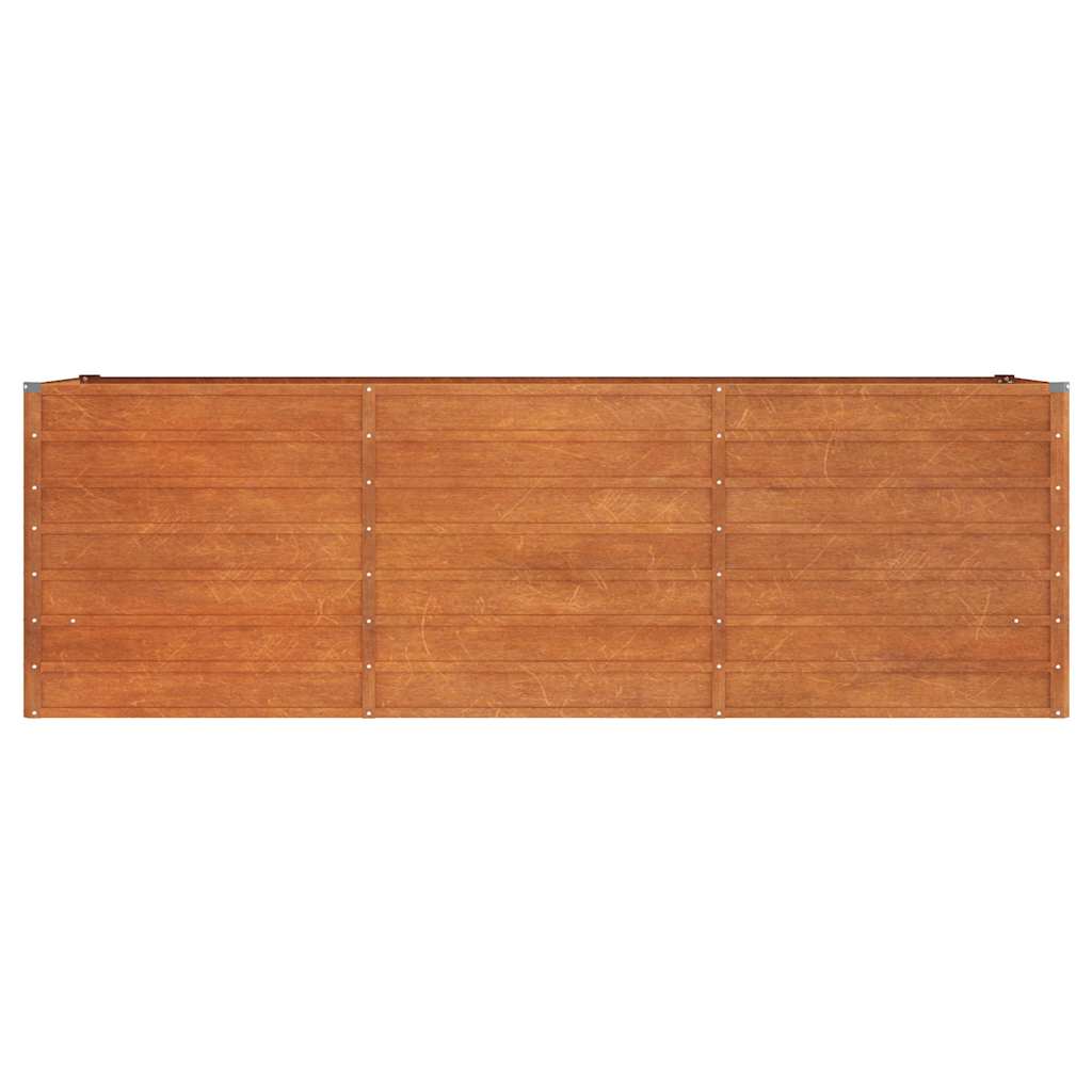 vidaXL Hochbeet Rostig 240x80x77 cm Cortenstahl