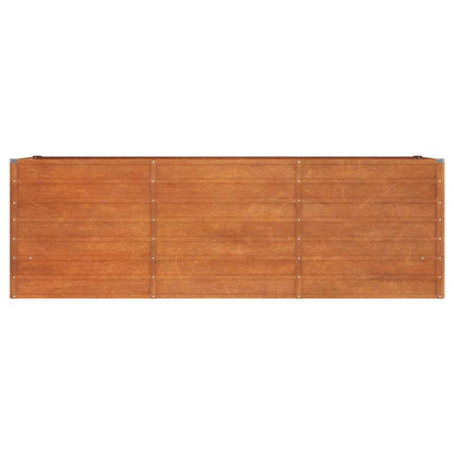 vidaXL Hochbeet Rostig 240x80x77 cm Cortenstahl