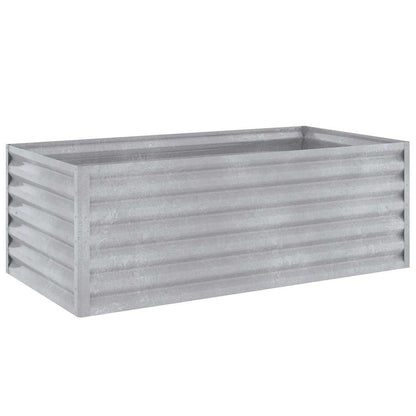 vidaXL Garten-Hochbeet 100 x 50 x 36 cm Cortenstahl
