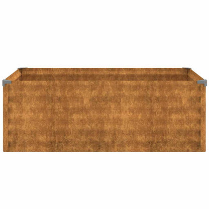 vidaXL Garten-Hochbeet 100 x 50 x 36 cm Cortenstahl