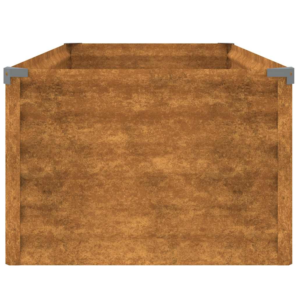 vidaXL Garten-Hochbeet 100 x 50 x 36 cm Cortenstahl