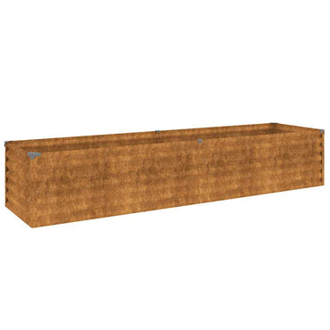 vidaXL Garten-Hochbeet 194 x 50 x 36 cm Cortenstahl