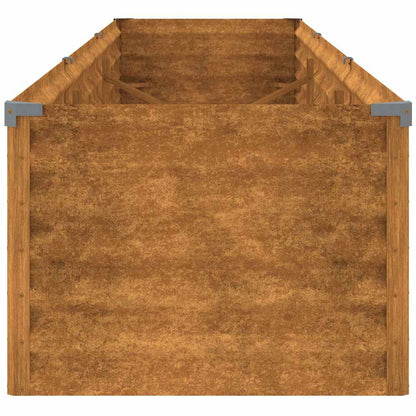vidaXL Garten-Hochbeet 291 x 50 x 36 cm Cortenstahl