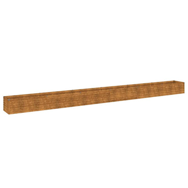 vidaXL Garten-Hochbeet 580 x 50 x 36 cm Cortenstahl