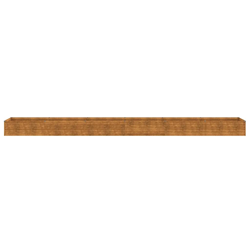 vidaXL Garten-Hochbeet 580 x 50 x 36 cm Cortenstahl