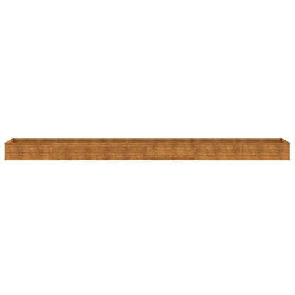 vidaXL Garten-Hochbeet 580 x 50 x 36 cm Cortenstahl