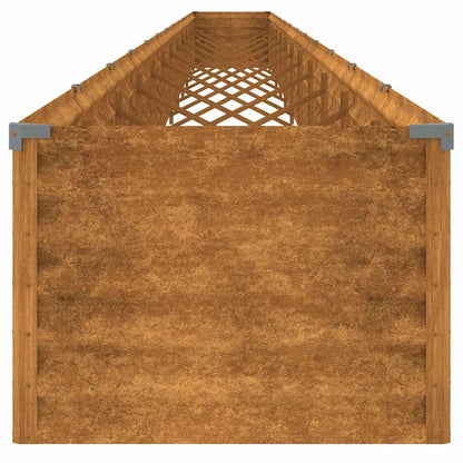 vidaXL Hochbeet 1152x50x36 cm Cortenstahl