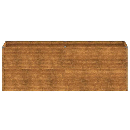 vidaXL Garten-Hochbeet 196 x 50 x 69 cm Cortenstahl