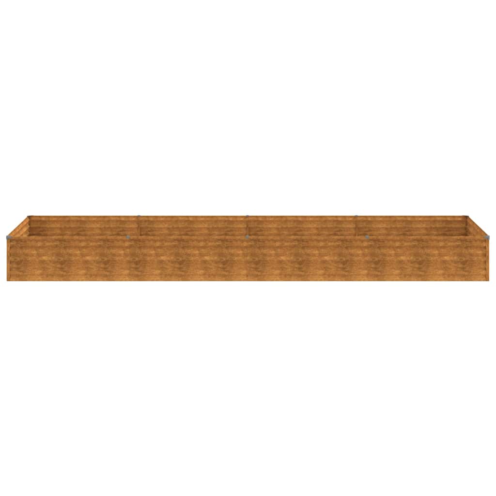 vidaXL Hochbeet 387x100x36 cm Cortenstahl