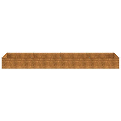 vidaXL Hochbeet 387x100x36 cm Cortenstahl