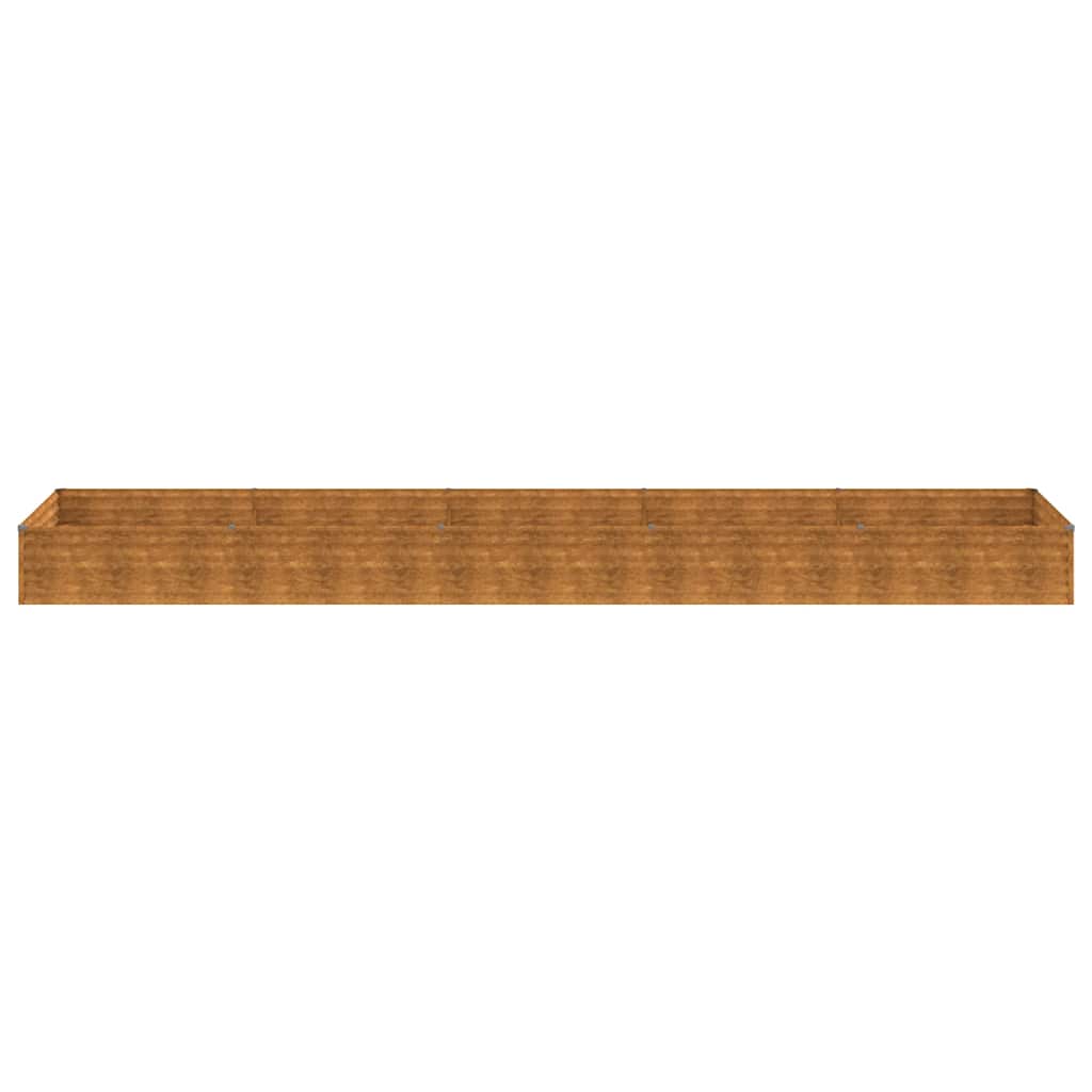 vidaXL Hochbeet 482x100x36 cm Cortenstahl