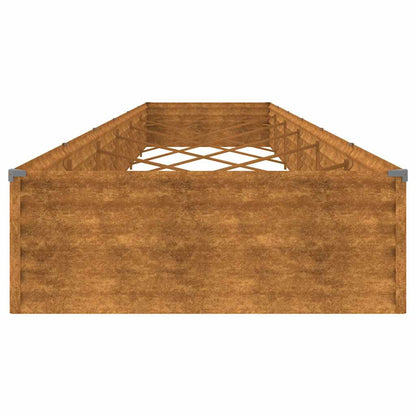 vidaXL Hochbeet 579x100x36 cm Cortenstahl