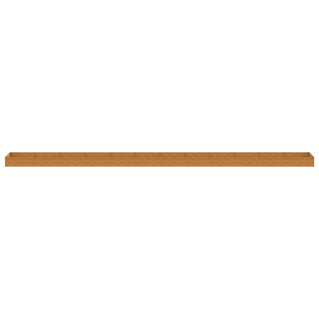 vidaXL Hochbeet 1150x100x36 cm Cortenstahl