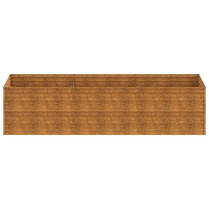 vidaXL Jardinière surélevée 290x100x69 cm Acier Corten