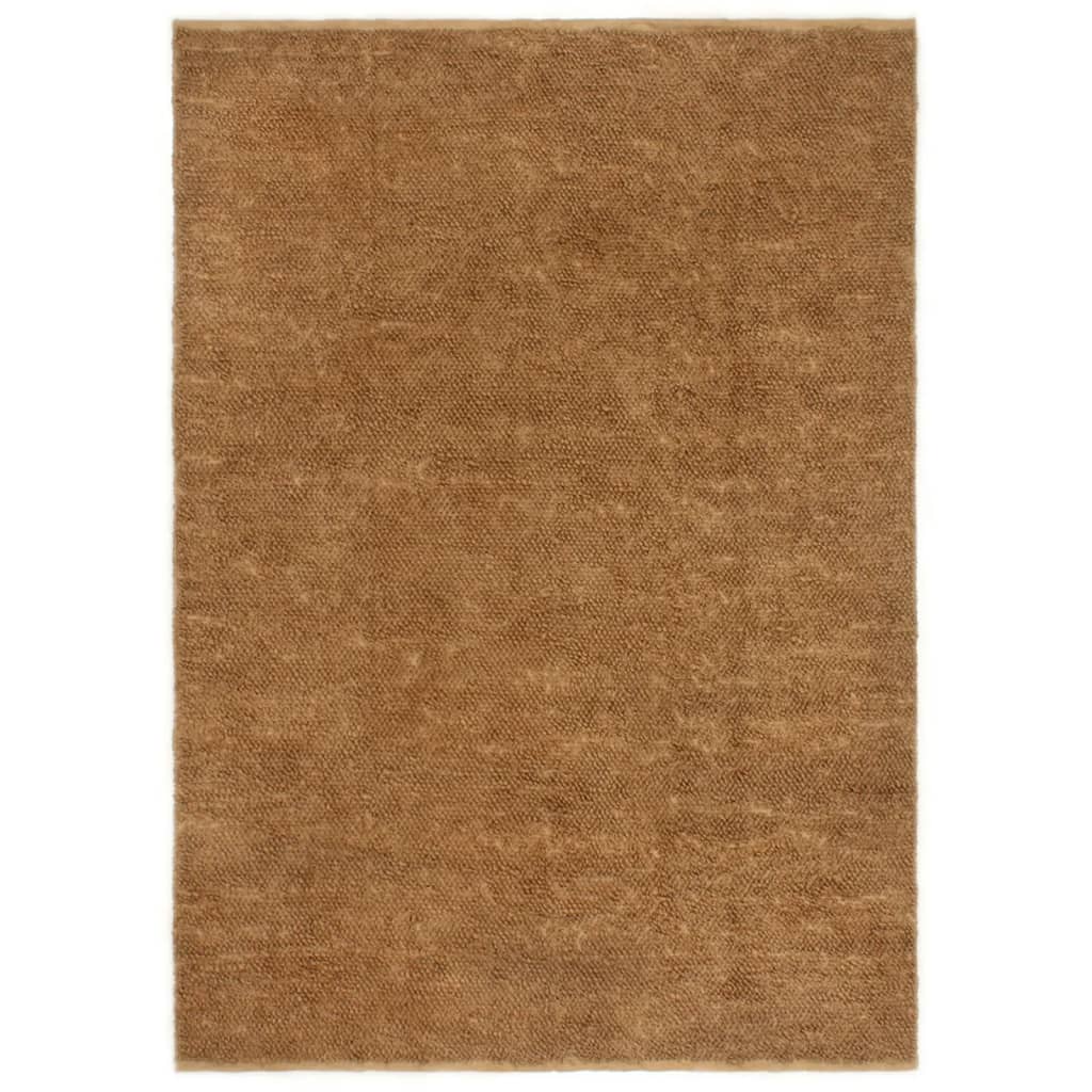 vidaXL Schlingenteppich Handgefertigt 200x300 cm Jute und Baumwolle