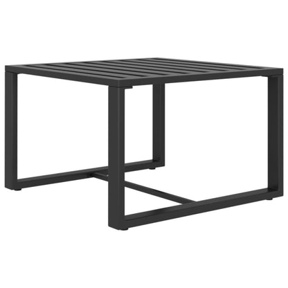 vidaXL Salon de jardin 4 pcs avec coussins aluminium anthracite
