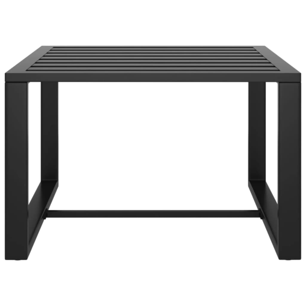 vidaXL Salon de jardin 4 pcs avec coussins aluminium anthracite