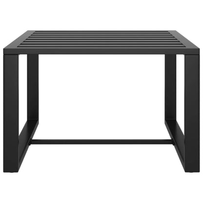 vidaXL Salon de jardin 4 pcs avec coussins aluminium anthracite