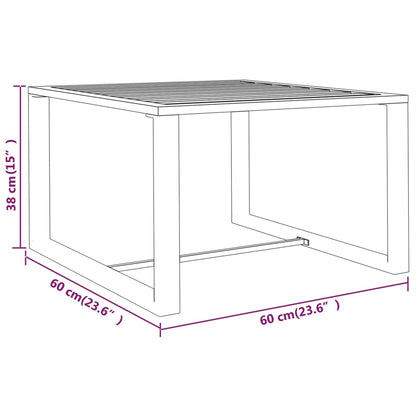 vidaXL Salon de jardin 4 pcs avec coussins aluminium anthracite