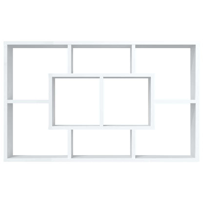 vidaXL Étagère murale Blanc 85x16x52,5 cm Bois d'ingénierie
