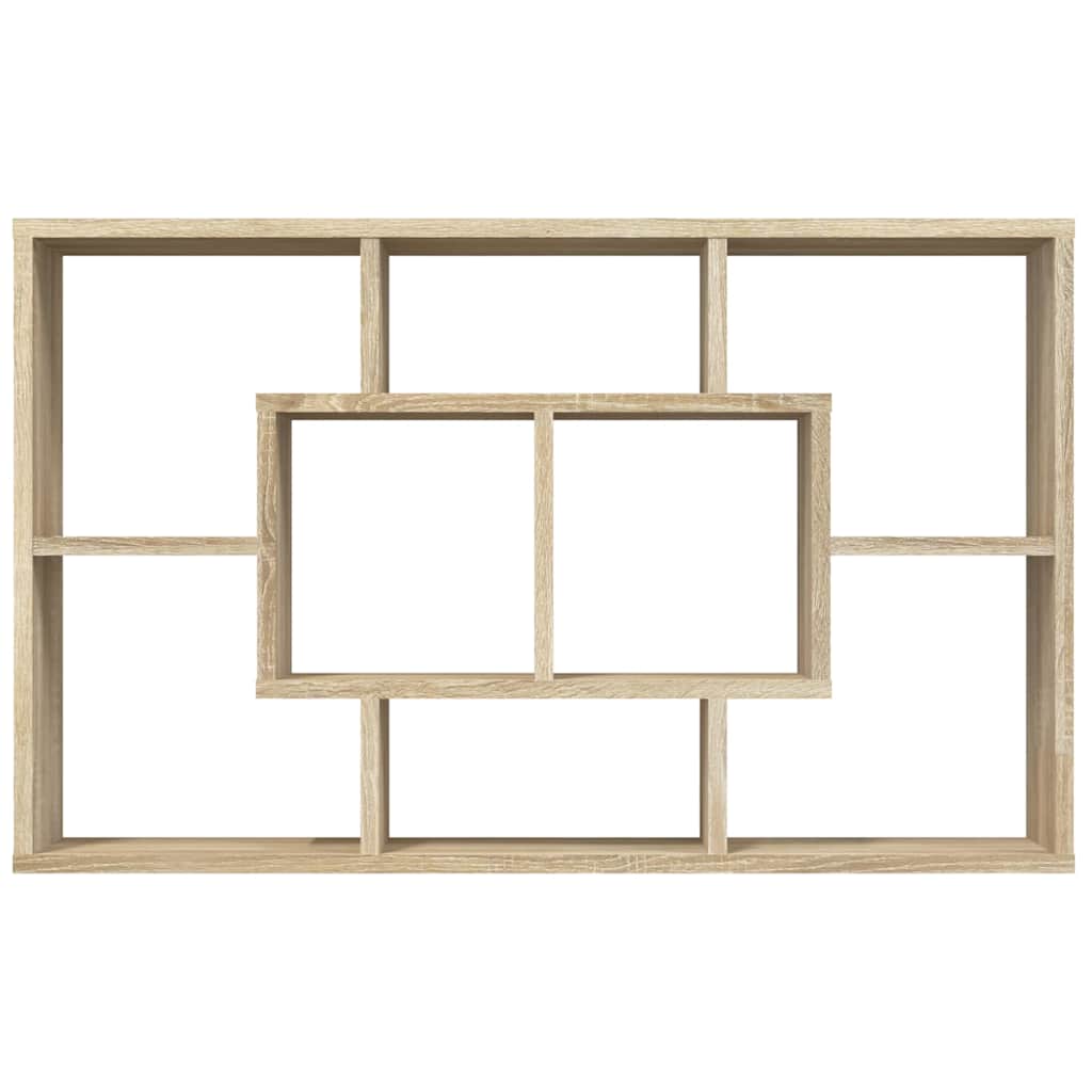 vidaXL Étagère murale chêne sonoma 85x16x52,5 cm bois d'ingénierie