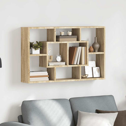 vidaXL Étagère murale chêne sonoma 85x16x52,5 cm bois d'ingénierie