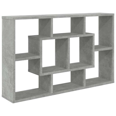 vidaXL Étagère murale gris béton 85x16x52,5 cm Aggloméré