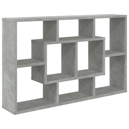 vidaXL Étagère murale gris béton 85x16x52,5 cm Aggloméré