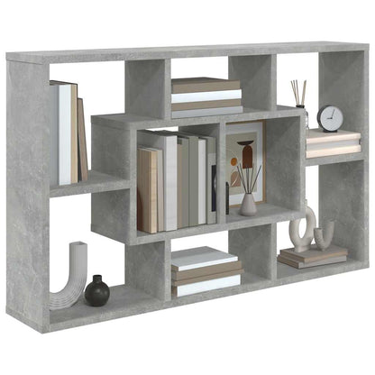 vidaXL Étagère murale gris béton 85x16x52,5 cm Aggloméré