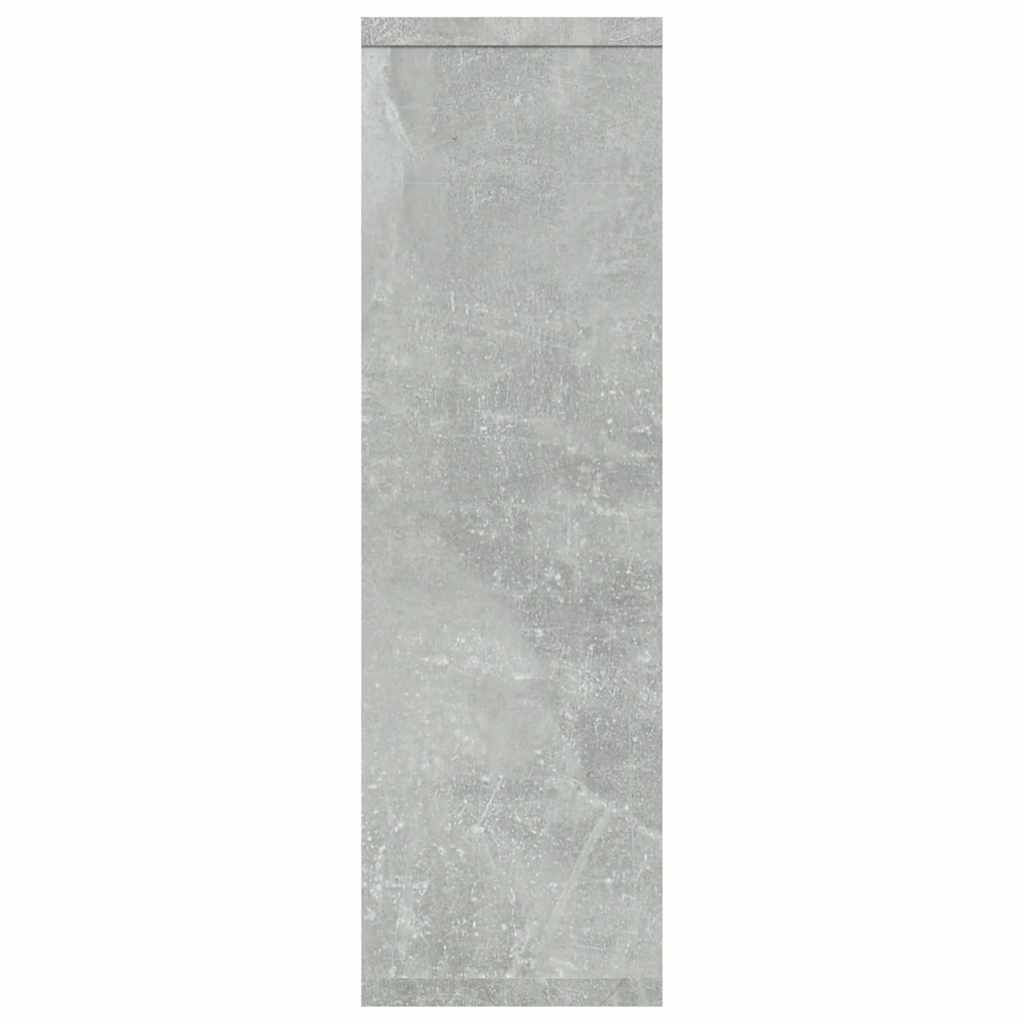 vidaXL Étagère murale gris béton 85x16x52,5 cm Aggloméré