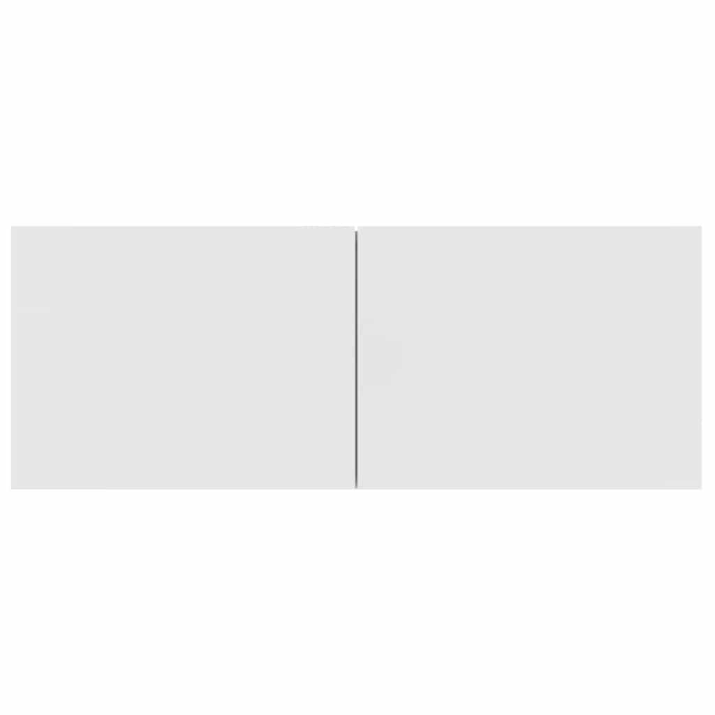 TV-Schränke 2 Stk. Weiß 80x30x30 cm Holzwerkstoff