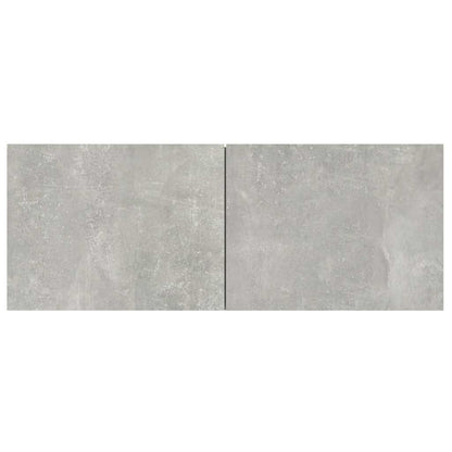 vidaXL Meubles TV 2 pcs Gris béton 80x30x30 cm Bois d'ingénierie