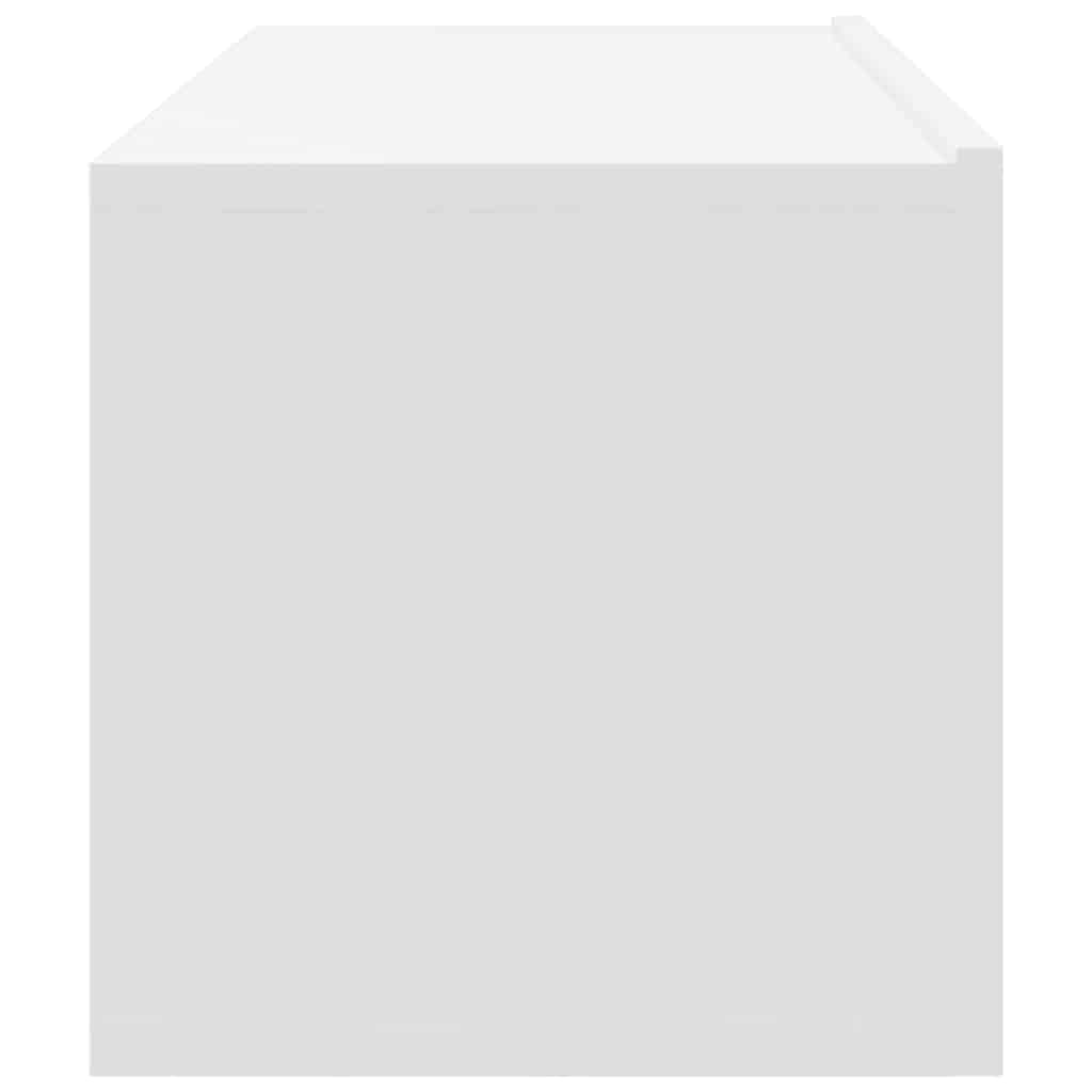 vidaXL Meubles TV muraux 2 pcs Blanc 100x30x30 cm Aggloméré