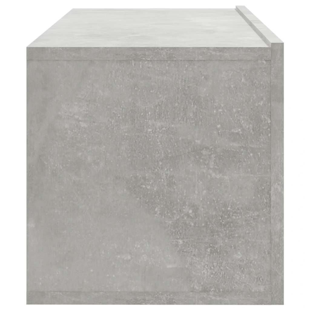 vidaXL Meubles TV muraux 2 pcs Gris béton 100x30x30 cm Bois d'ingénierie