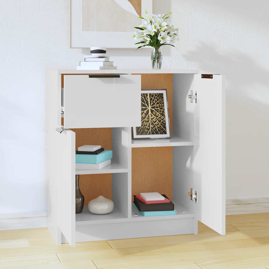 vidaXL Sideboard Weiß 60x30x70 cm Holzwerkstoff