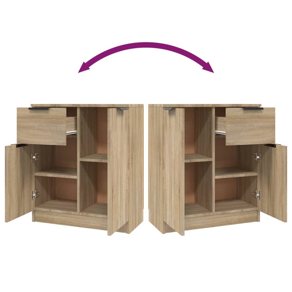 vidaXL Sideboard Sonoma-Eiche 60x30x70 cm Holzwerkstoff