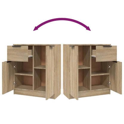 vidaXL Sideboard Sonoma-Eiche 60x30x70 cm Holzwerkstoff