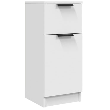 vidaXL Buffet blanc 30x30x70 cm Bois d'ingénierie