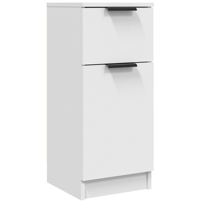 vidaXL Buffet blanc 30x30x70 cm Bois d'ingénierie