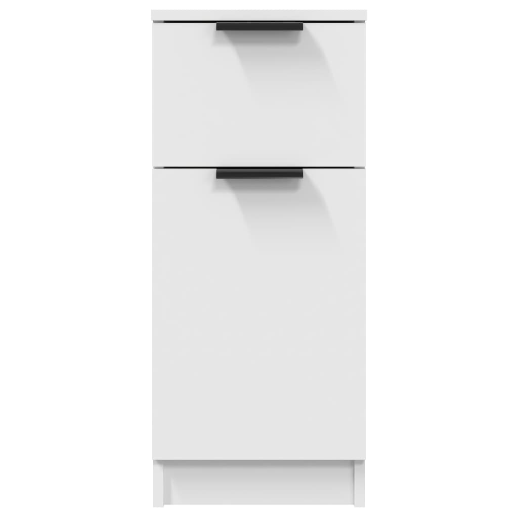 vidaXL Buffet blanc 30x30x70 cm Bois d'ingénierie