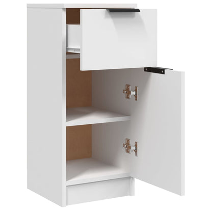 vidaXL Buffet blanc 30x30x70 cm Bois d'ingénierie