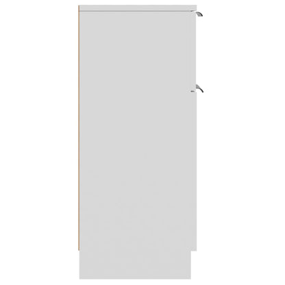 vidaXL Buffet blanc 30x30x70 cm Bois d'ingénierie