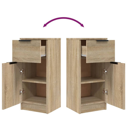 vidaXL Buffet chêne Sonoma 30x30x70 cm bois d'ingénierie