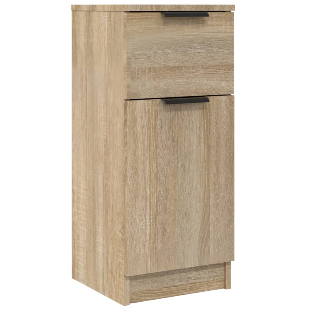 vidaXL Enfilades 2 pcs Chêne sonoma 30x30x70 cm Bois d'ingénierie